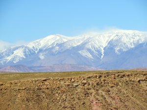 Desert and Mountain Snow
