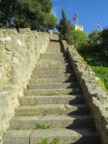 Sao Jorge Castle Stairs